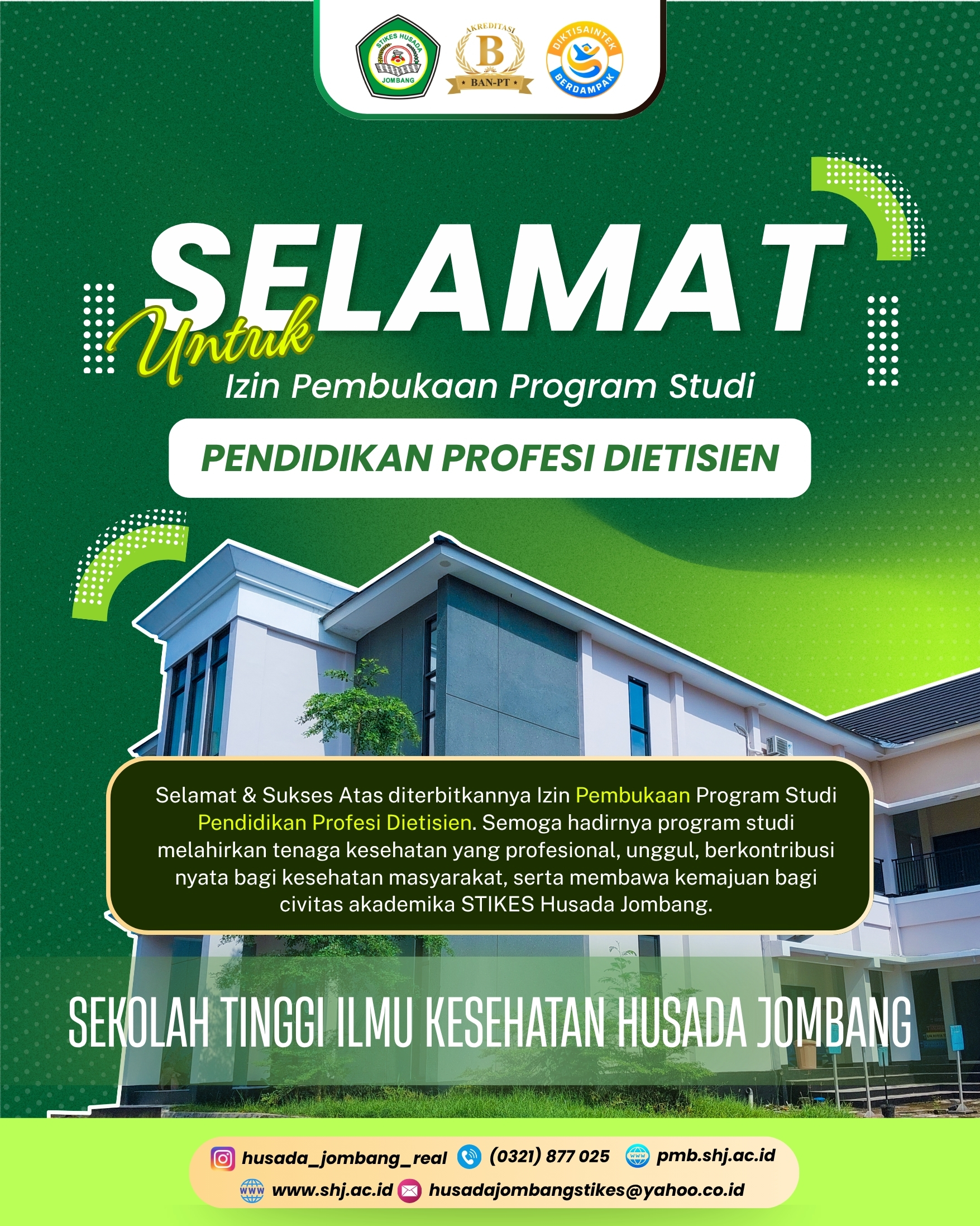 IZIN PEMBUKAAN PROGRAM STUDI PENDIDIKAN PROFESI DIETISIEN